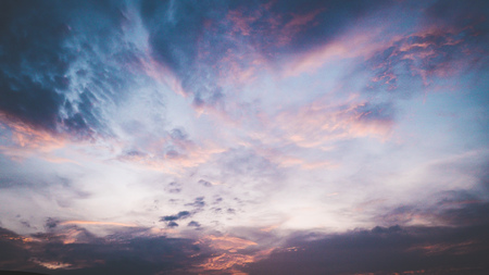 Soft colored abstract background summer. Gorgeous Panorama twilight sky and cloud at morning background image. Background colorful pastel smooth softの写真素材