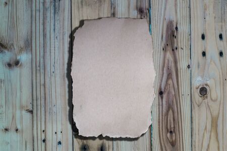 Vintage wood background with peeling paint. Vintage beach wood background - Old weathered wooden plank paintedの写真素材