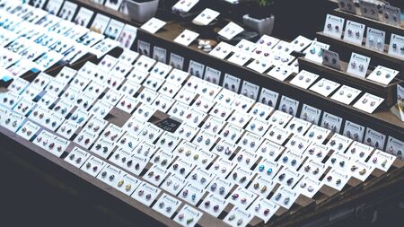 September 2019, cicada Hua Hin Market Thailand, flea market art and handmade productsのeditorial素材