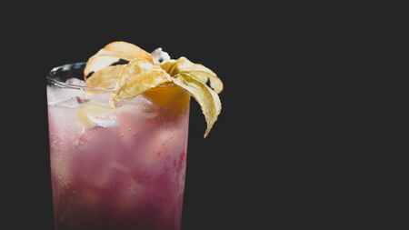 Alcoholic drink consisting of a spirit or several spirits mixed with other ingredients. Fruit juice. Lemonade. The Pink Lady. Classy of a cocktail as they come. The Pink Mojo. Cotton Candyの写真素材