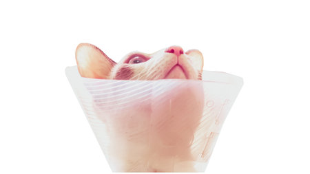 Pet Dog Cat Anti Bite Safety Neck Collar Cover For Healing Protective Cone Adjustable with clipping...