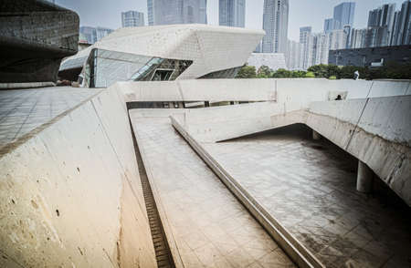 Guangzhou Opera House is a Chinese opera house in Guangzhou,in the new city of Pearl River, the Guangzhou Opera House has become one of China's three biggest theatersのeditorial素材