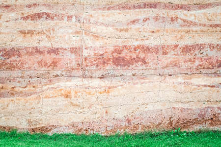 Abstract nature Soil patterned layer of clay soil for the background.の写真素材