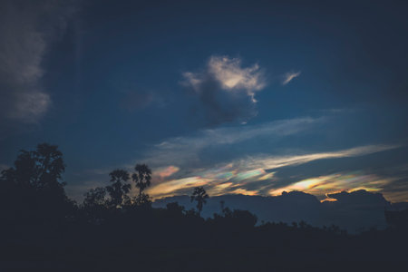 A Rare Look at an Iridescent Cloud. fire rainbows or rainbow clouds. Iridescent Pileus Cloud...
