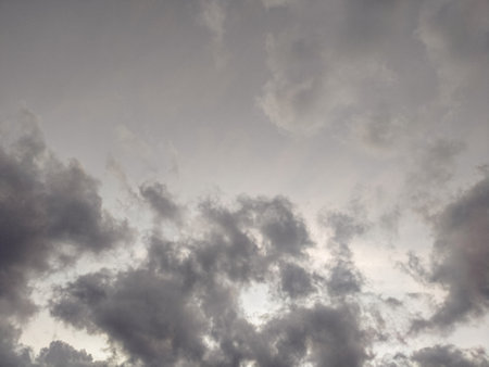 Rainy clouds Dark cloud abstract weather season nature sky backgroundの写真素材