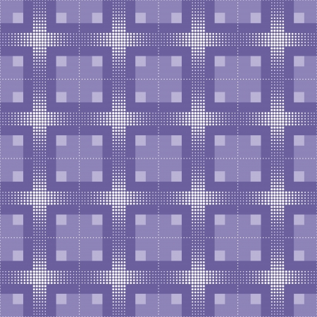 Seamless texture or background with image of check and squareのイラスト素材