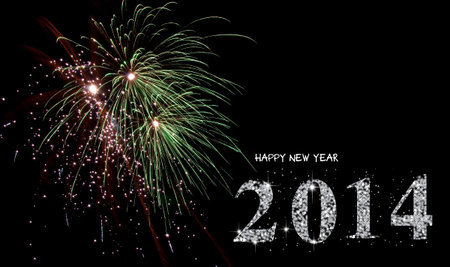 happy new year 2014の写真素材