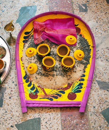 indian wedding ritual                            の写真素材