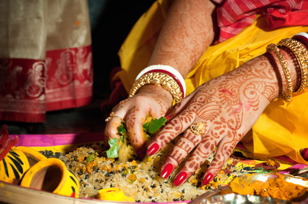 indian wedding ritual                            の写真素材