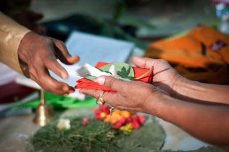 indian wedding ritual                  の写真素材