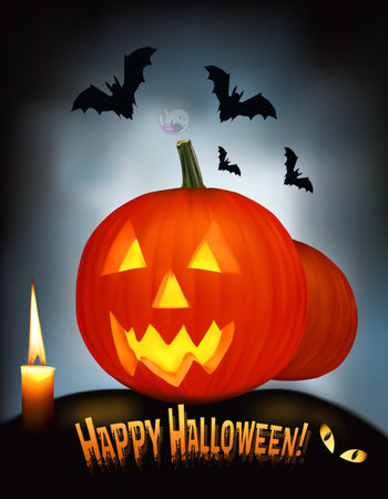 Halloween backgroundの写真素材