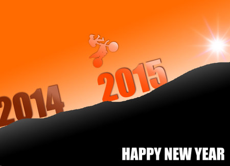 new year 2015の写真素材