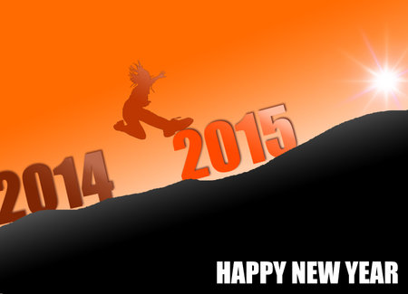 new year 2015の写真素材