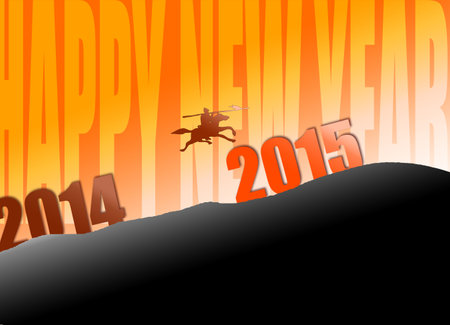 new year 2015の写真素材