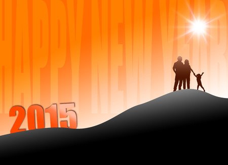 new year 2015の写真素材