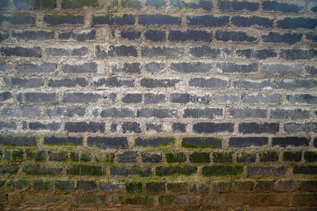 Old vintage brick texture wallの写真素材