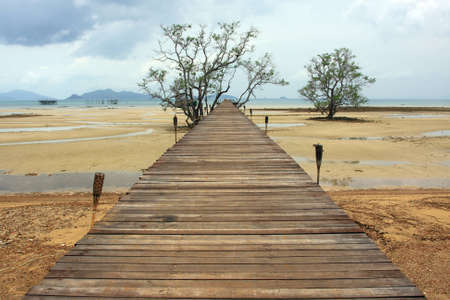 Bridge at Mak Islandの写真素材
