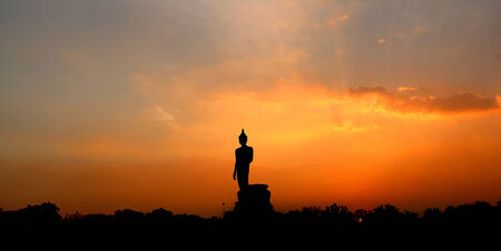 Buddhist park in the Phutthamonthon district, Buddha Monthon. Nakhon Pathom Province of Thailand.の写真素材