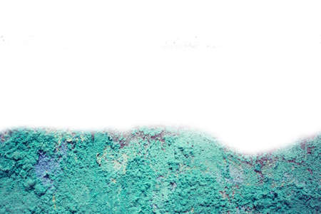 Old cement floor isolated white backdrop and frame of the old cement floor.の写真素材