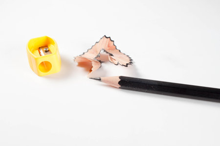 Pencil Eraser and pencil sharpenerの写真素材