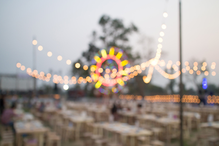 Lights decoration outdoor Festival Backgroundの写真素材