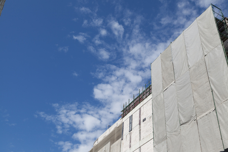 large scale repair  renovation workの写真素材