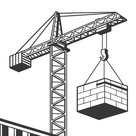 Construction design over white background, vector illustration. Eps10.のイラスト素材