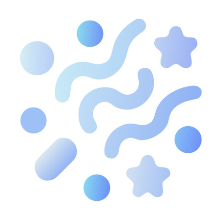 Abstract blue background with stars and dots. Vector illustration. Eps 10のイラスト素材