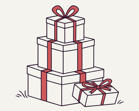 Gift concept with icon design, vector illustration 10 eps graphic.のイラスト素材