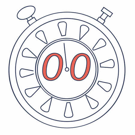 stopwatch chronometer icon cartoon vector illustration graphic design vector illustration graphic designのイラスト素材