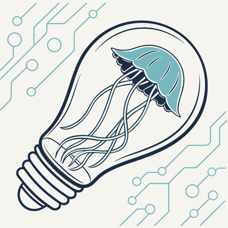 Idea design over beige background, vector illustration eps10のイラスト素材