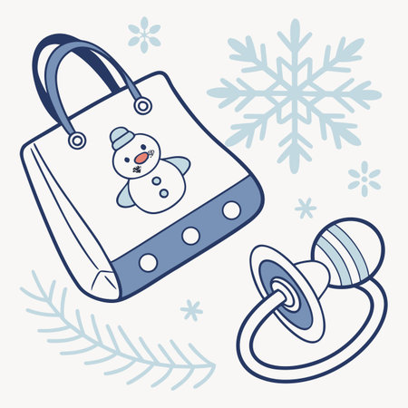 snowman design over white  background vector illustration. vector illustrationのイラスト素材