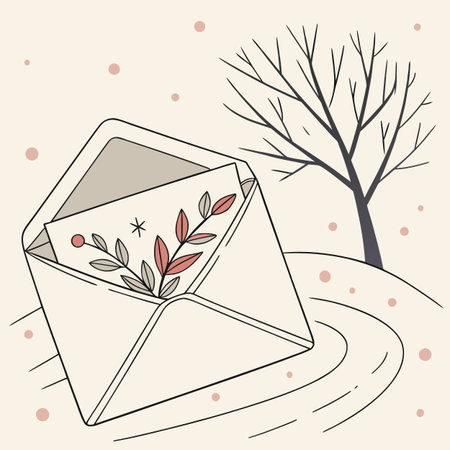 Envelope with letter. Vector illustration in doodle style.のイラスト素材
