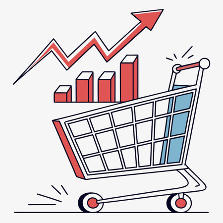 Shopping design over white background, vector illustration. Eps 10.のイラスト素材