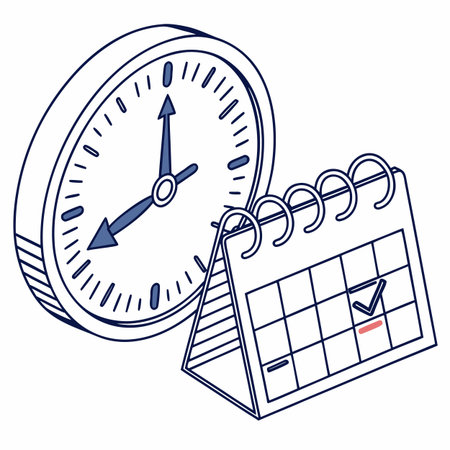 time clock and calendar icon vector illustration graphic design vector illustration graphic designのイラスト素材