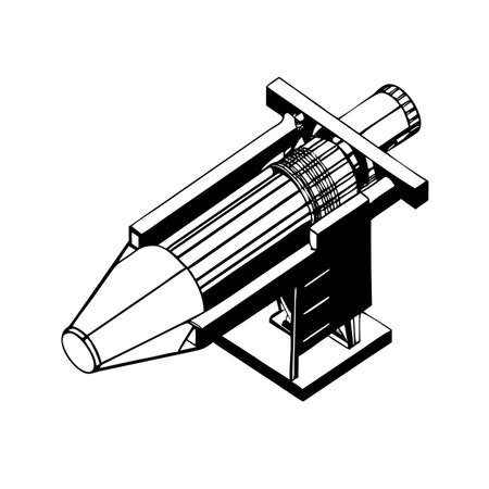 Pencil on white background. Vector illustration in isometric style.のイラスト素材