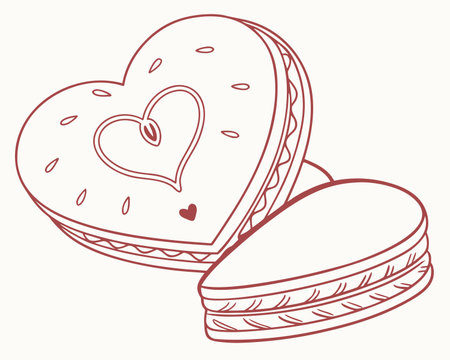 Sweet macaroon icon. Dessert sweet and dessert theme. Isolated design. Vector illustrationのイラスト素材