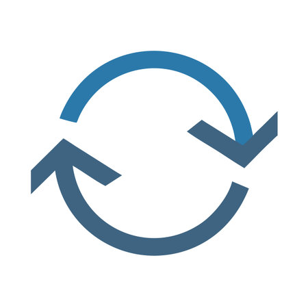 Refresh arrows icon vector isolated on white background for your web and mobile app design, Refresh...