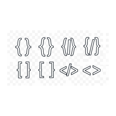 Set of line icons. Vector illustration on a white background. EPS 10
