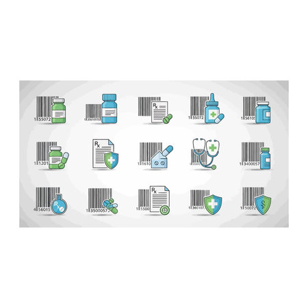 bundle of medical set icons vector illustration design vector illustration graphic design