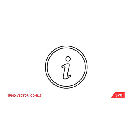 Information sign icon. Info symbol. Information sign. Vector illustration.のイラスト素材