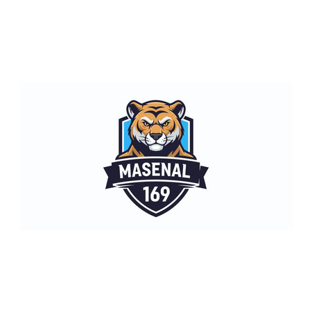 A striking tiger head logo with Masenal