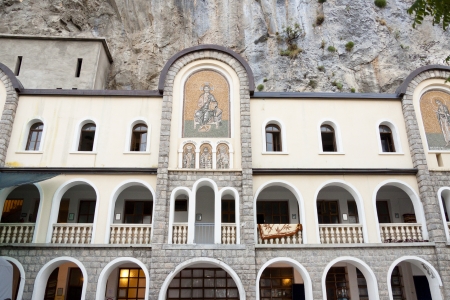 Beauty holly Ostrog Ortodox Monastery in Montenegro.の写真素材