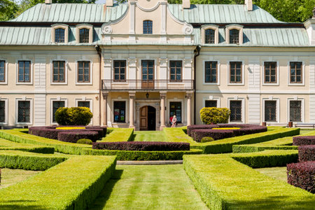 Neoclassical palace of Mieroszewski Family. Bedzin, Poland - Silesia.のeditorial素材
