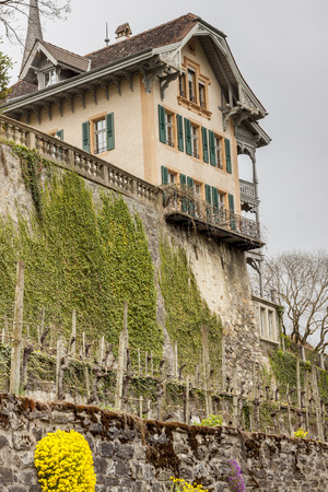 Spiez - Switzerland.のeditorial素材