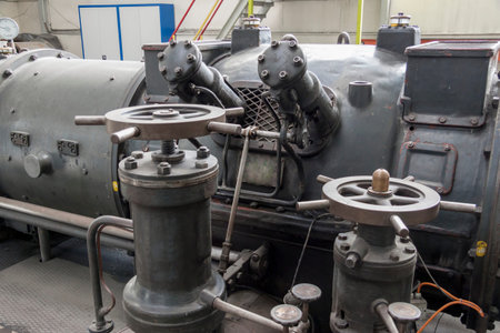 Old steam turbine - Poland.