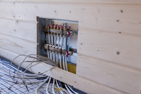 New floor heating systemの写真素材