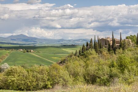 Toscany, Italy - typical landscape. Spring time.の写真素材