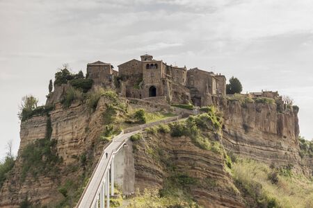 Bagnoregio old town - Tuscany, Italyの写真素材