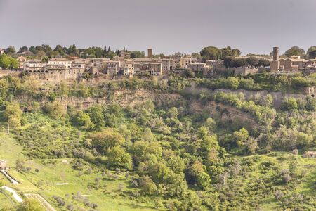 Bagnoregio old town - Tuscany, Italyの写真素材